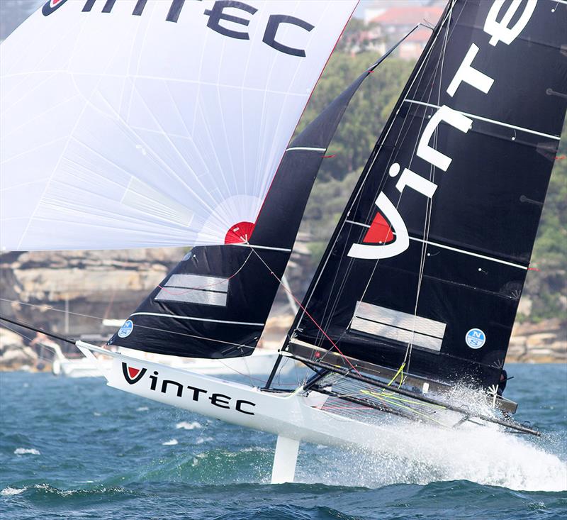 The young Vintec team will challenge strongly for the Spring Championship photo copyright Frank Quealey taken at Australian 18 Footers League and featuring the 18ft Skiff class