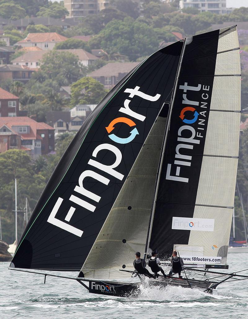 Finport Finance is expected to be in the top five challengers for the 2020 JJ Giltinan title photo copyright Frank Quealey taken at Australian 18 Footers League and featuring the 18ft Skiff class