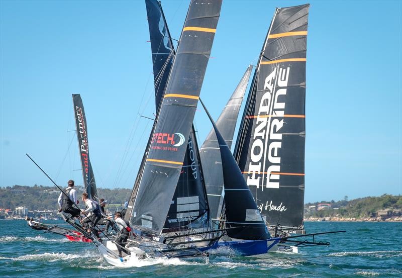 Races 6 & 7 on day 4 the 2020 18ft Skiff JJ Giltinan Championship - photo © Michael Chittenden