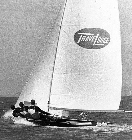 1974 Giltinan world champion TraveLodge New Zealand photo copyright Archive taken at Australian 18 Footers League and featuring the 18ft Skiff class