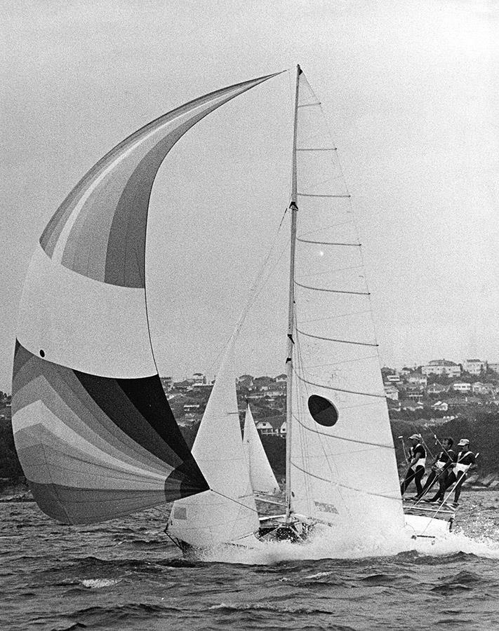 Yandoo, one of the skiffs which finished runner-up to Iain Murray photo copyright Frank Quealey taken at Australian 18 Footers League and featuring the 18ft Skiff class