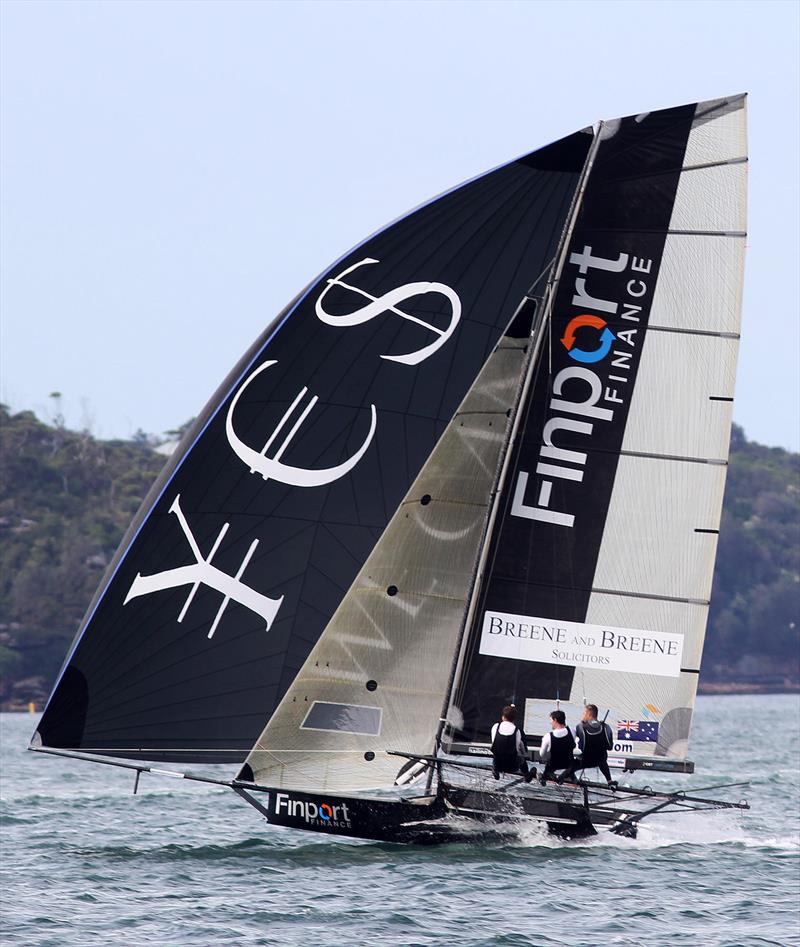 Keagan York's Finport Finance photo copyright Frank Quealey taken at Australian 18 Footers League and featuring the 18ft Skiff class