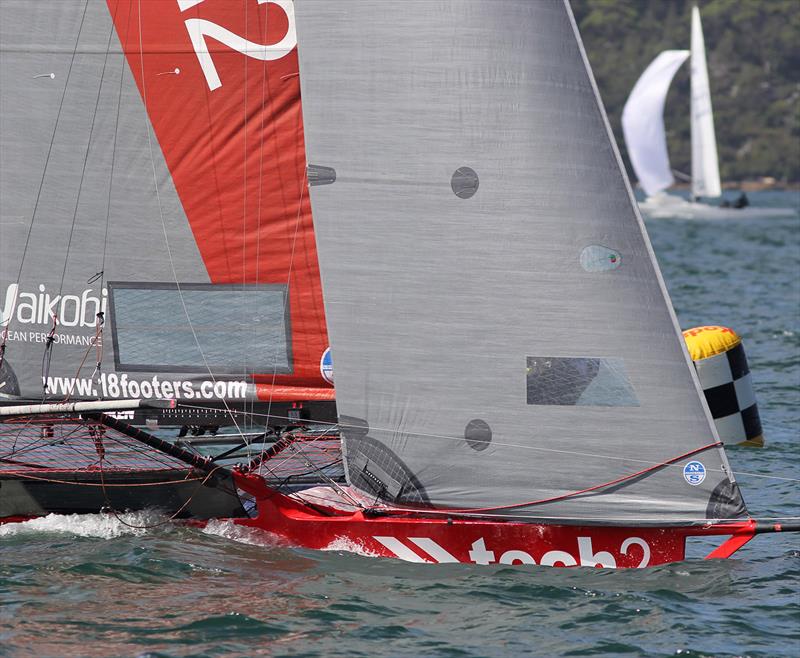 tech2 at the moment she becomes the official 2020-2021 18ft Skiff NSW Champion - photo © Frank Quealey