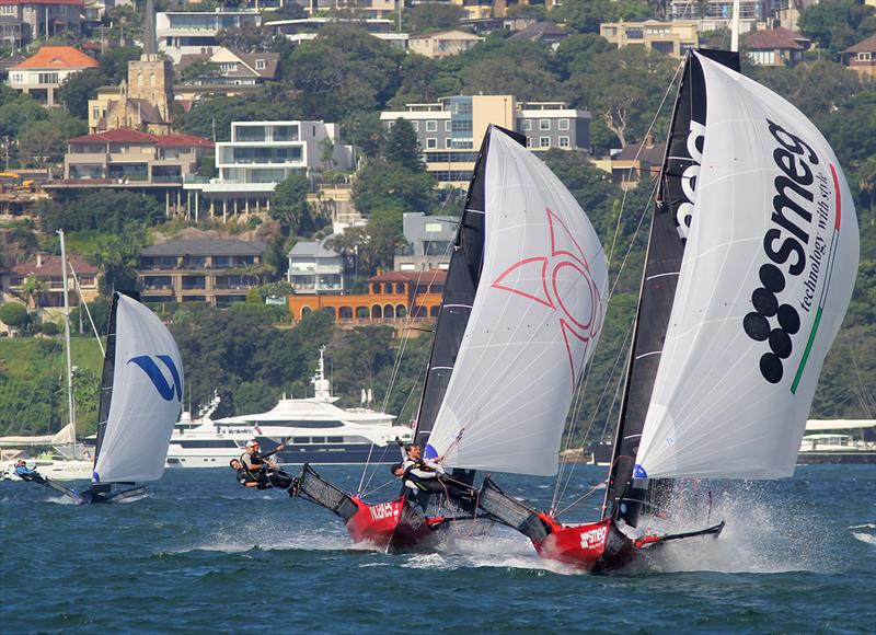 18ft Skiff JJ Giltinan Championship day 6: The race for second, third and fourth - photo © Frank Quealey