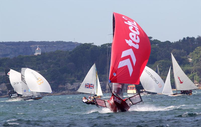 18ft Skiff JJ Giltinan Championship day 6: Mixture of old and new 18s - photo © Frank Quealey
