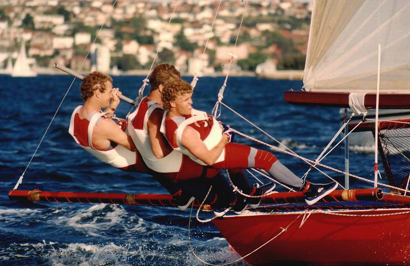 Walsh and the Prudential 1989 champion crew - photo © Frank Quealey