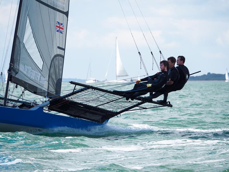 2021 UK 18ft Skiff National Championships photo copyright Kate Sullivan taken at  and featuring the 18ft Skiff class