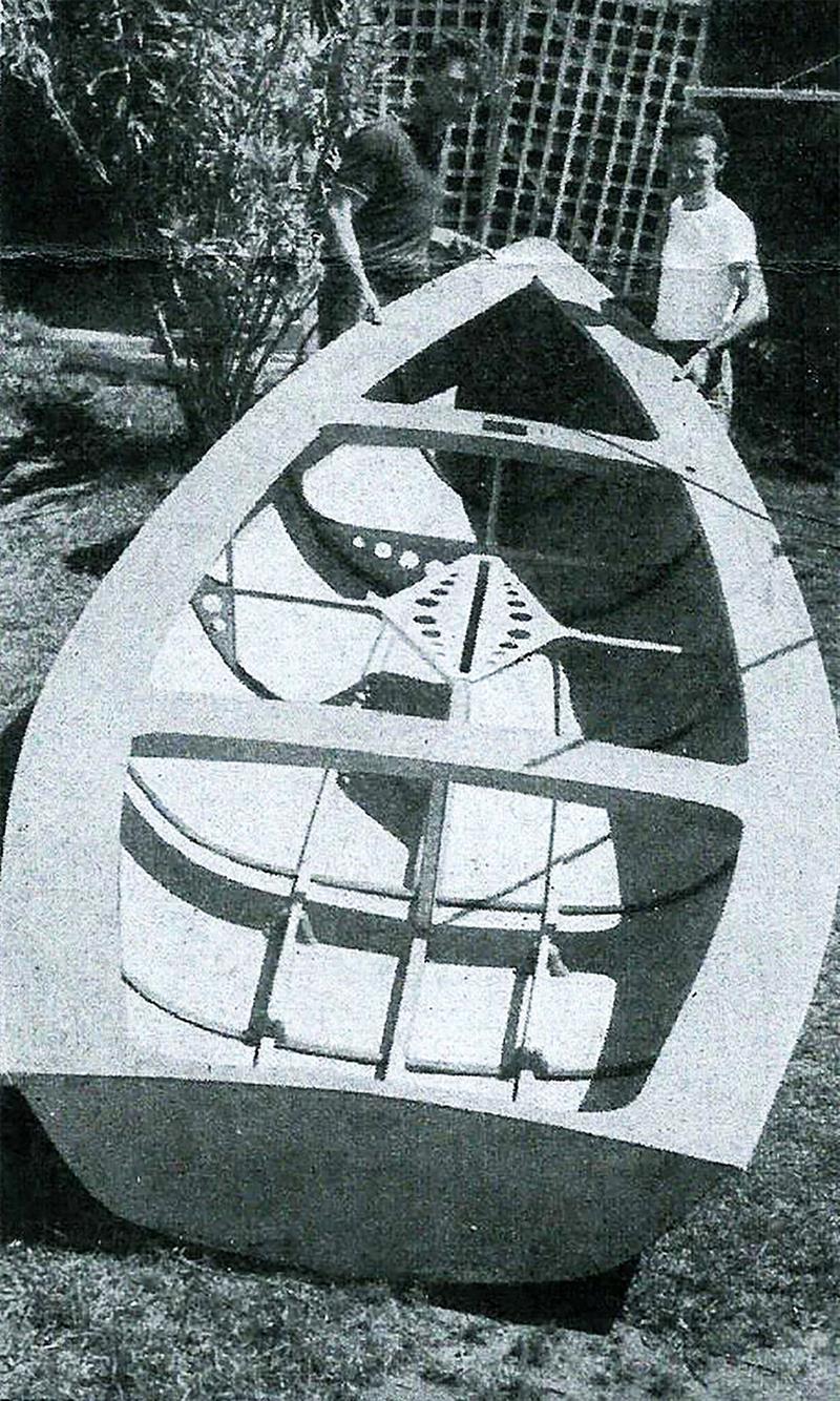 Jantzen Girl VI hull photo copyright Archive taken at Australian 18 Footers League and featuring the 18ft Skiff class