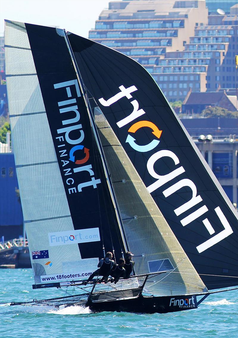 Finport Finance will be skippered by 2004 Giltinan world champion Rob Greenhalgh in the new 18ft Skiff season in Sydney - photo © Frank Quealey
