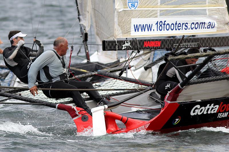18ft Skiff Ferry Patrons Trophy photo copyright Frank Quealey taken at Australian 18 Footers League and featuring the 18ft Skiff class