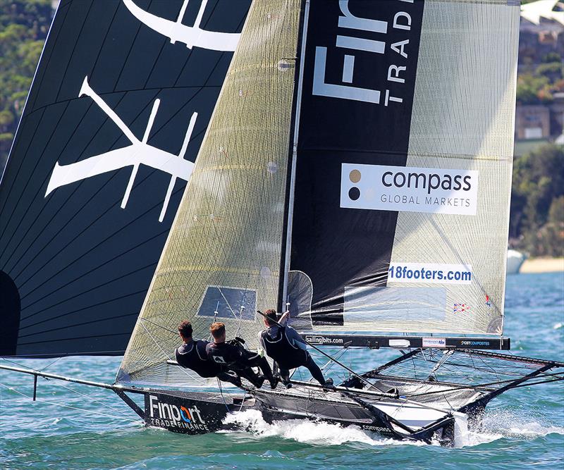 Finport was consistent in both races - 18ft Skiffs: Australian Championship 2018 photo copyright Frank Quealey taken at Australian 18 Footers League and featuring the 18ft Skiff class