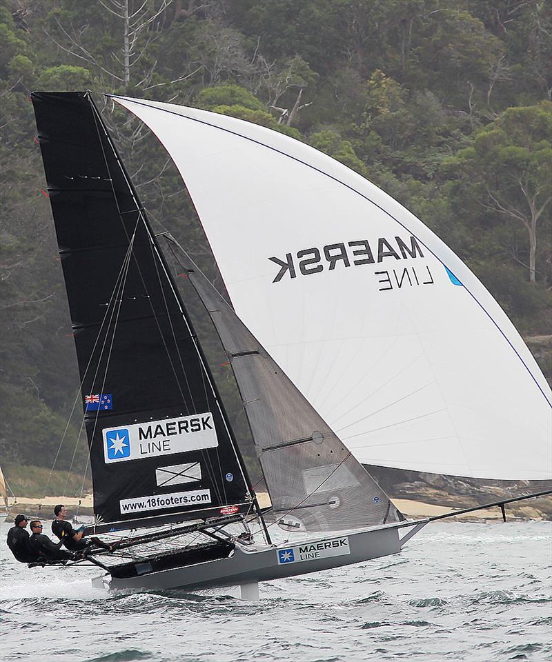 Championship leader Maersk Lines - Race 2, JJ Giltinan 18ft Skiff Championship, Sydney, March 4, 2018 - photo © Frank Quealey