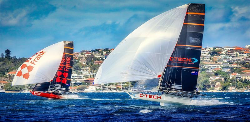 Race 3, JJ Giltinan 18ft Skiff Championship, Syf=dney, March 6, 2018 - photo © Michael Chittenden