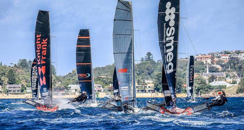 Race 3, JJ Giltinan 18ft Skiff Championship, Syf=dney, March 6, 2018 - photo © Michael Chittenden