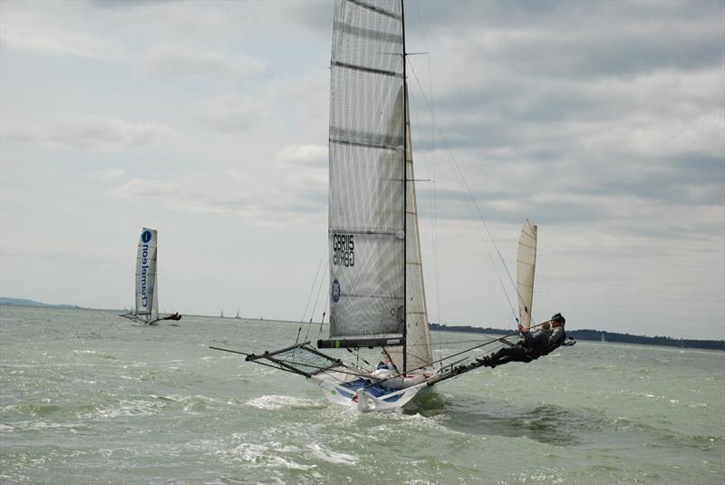 18ft Skiff Solent Grand Prix Series - Round 1 photo copyright Marcus Roberts taken at Calshot Sailing Club and featuring the 18ft Skiff class