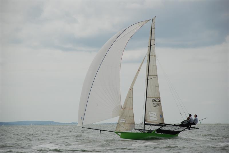 18ft Skiff Solent Grand Prix Series - Round 1 photo copyright Marcus Roberts taken at Calshot Sailing Club and featuring the 18ft Skiff class