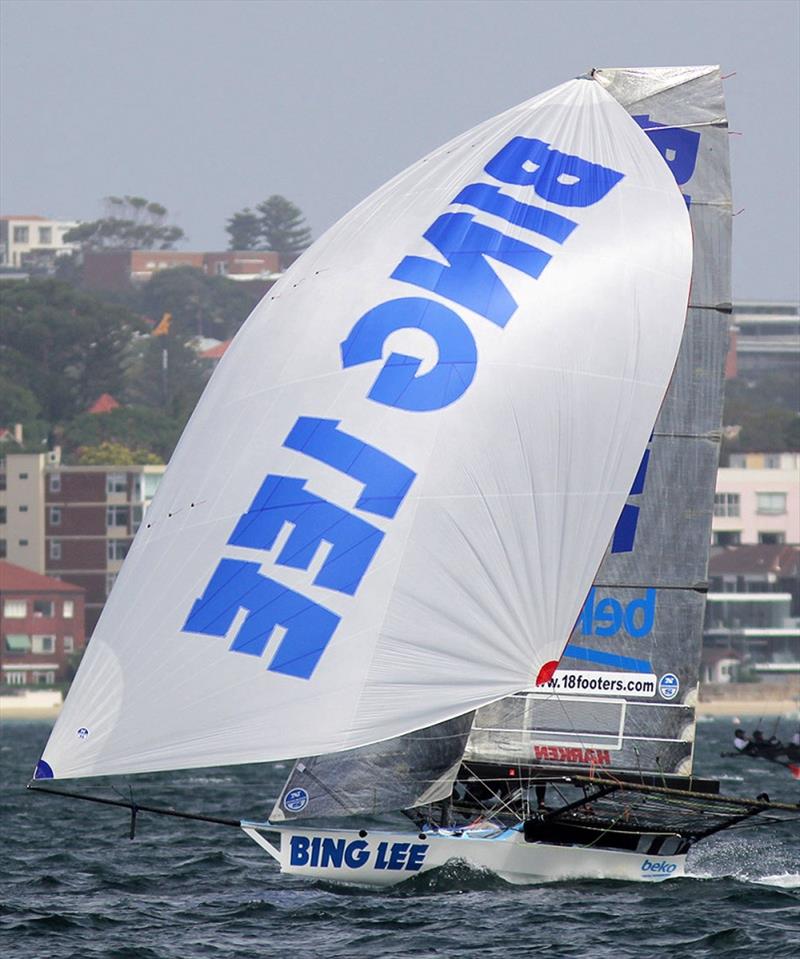Bing Lee finished fifth overall in the 2019 NSW 18ft Skiff Championship - photo © Frank Quealey