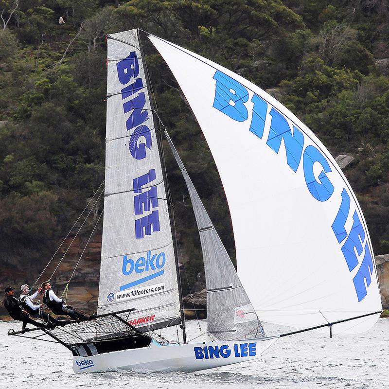 Bing Lee's powerful crew in a South East breeze - JJ Giltinan Championship - photo © Frank Quealey