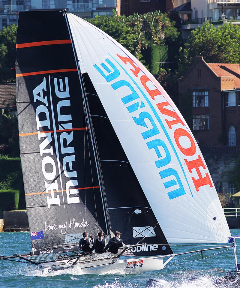 Honda Marine, JJ Giltinan champion - 2019 JJ Giltinan Championship photo copyright Frank Quealey taken at Australian 18 Footers League and featuring the 18ft Skiff class