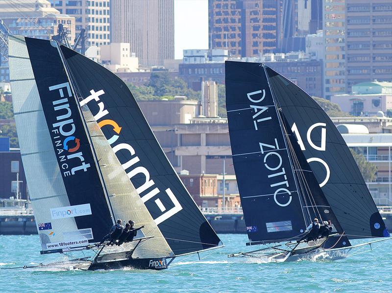 Finport Finance and Dal Zotto were two of the more consistent teams during the first six races of the Spring Championship photo copyright Frank Quealey taken at Australian 18 Footers League and featuring the 18ft Skiff class