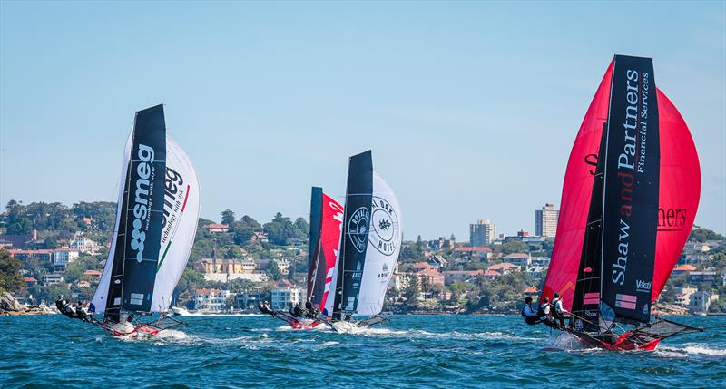 SMEG & Shaw  & Partners - Invitation Race - JJ Giltinan Trophy - March 13,2020 - Sydney Harbour photo copyright Michael Chittenden taken at Australian 18 Footers League and featuring the 18ft Skiff class