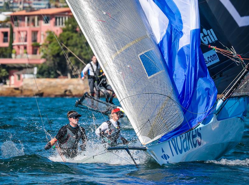 Noakesailing - Invitation Race - JJ Giltinan Trophy - March 13,2020 - Sydney Harbour photo copyright Michael Chittenden taken at Australian 18 Footers League and featuring the 18ft Skiff class