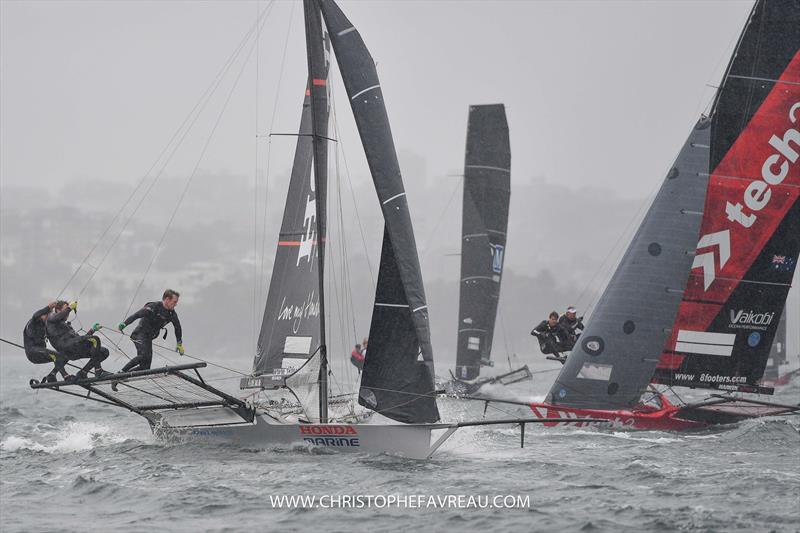 Honda Marine and Tech 2- 18ft Skiff - JJ Giltinan Trophy - Race 1 - March 14, 2020 - Sydney Harbour, Australia - photo © Christophe Favreau / www.christophefavreau.com