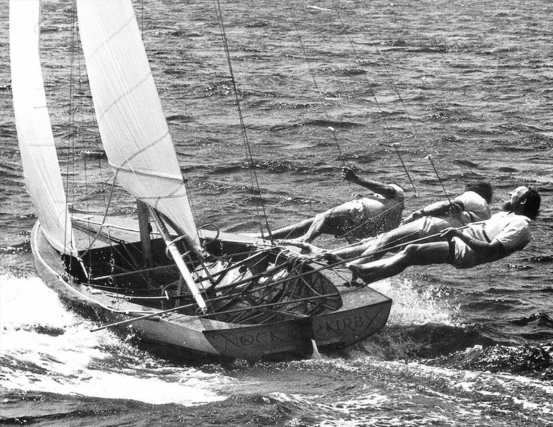 1971-1972 Australian champion Nock and Kirby photo copyright Frank Quealey taken at Australian 18 Footers League and featuring the 18ft Skiff class