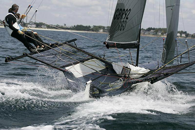 Benny won the original Mark Foy Trophy photo copyright Yacht Club de Carnac taken at Yacht Club de Carnac and featuring the 18ft Skiff class