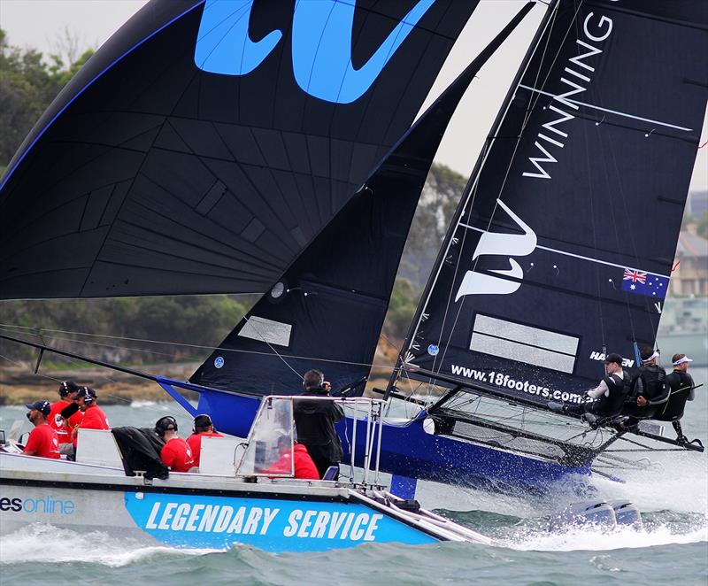 Winning Group gives up close action for the live stream video team - 2020-2021 NSW Championship - photo © Frank Quealey