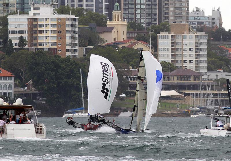 As the squall hits the leaders - photo © Frank Quealey