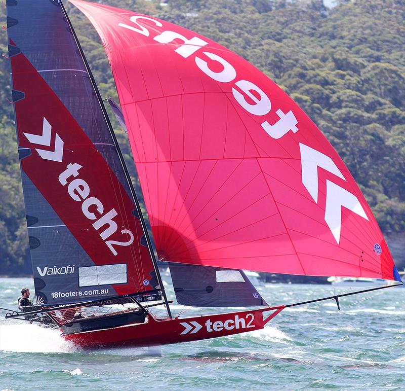 Championship favourite Tech2 - 2021-22 NSW 18ft Skiff Championship - photo © Frank Quealey