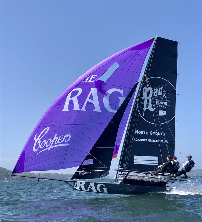 18ft Skiff NSW Championship on Sydney Harbour Race 6 - photo © Lara Quigley