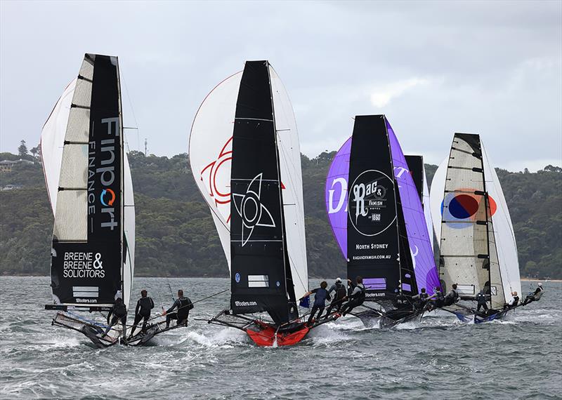 Day 3 of the 100th 18ft Skiff Australian Championship photo copyright Michael Chittenden taken at Australian 18 Footers League and featuring the 18ft Skiff class