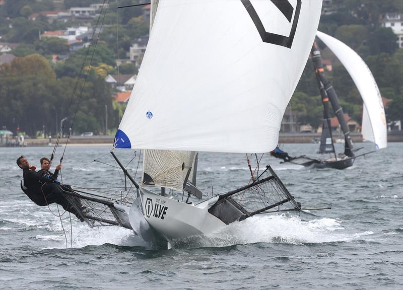 Day 3 of the 100th 18ft Skiff Australian Championship photo copyright Michael Chittenden taken at Australian 18 Footers League and featuring the 18ft Skiff class