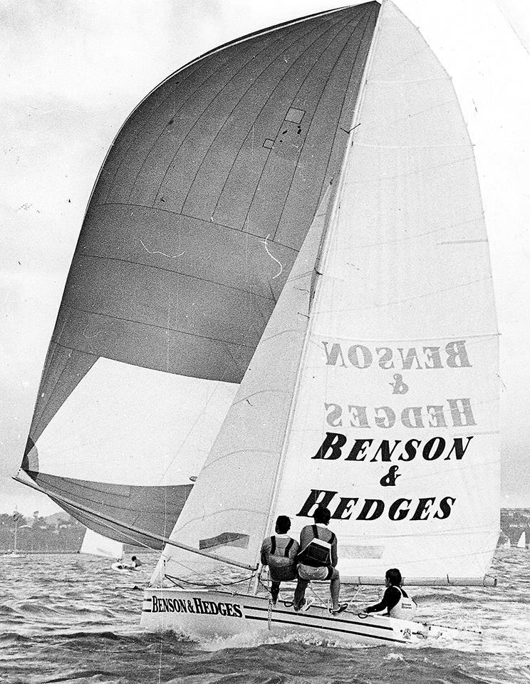 Benson and Hedges, the breakthrough boat - JJ Giltinan World 18ft Skiff Championship photo copyright Frank Quealey taken at Australian 18 Footers League and featuring the 18ft Skiff class