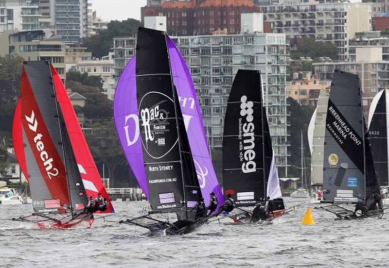 2022 18ft Skiff JJ Giltinan Championship Race 1 photo copyright Frank Quealey taken at Australian 18 Footers League and featuring the 18ft Skiff class