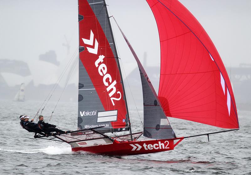 2022 18ft Skiff JJ Giltinan Championship Race 2 photo copyright Frank Quealey taken at Australian 18 Footers League and featuring the 18ft Skiff class