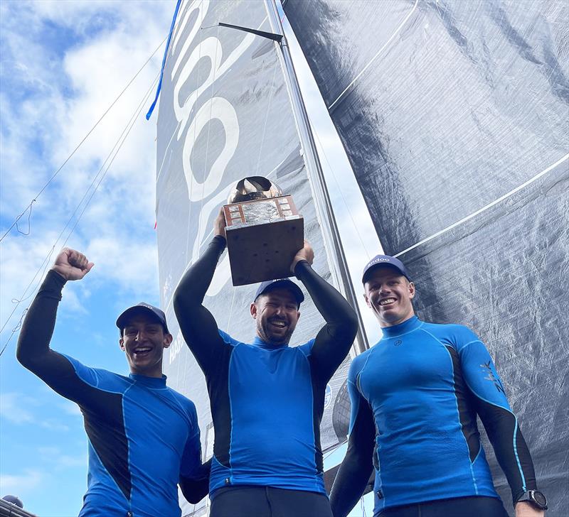 The Andoo team win the 2022 JJ Giltinan 18ft Skiff Championship - photo © Jessica Crisp