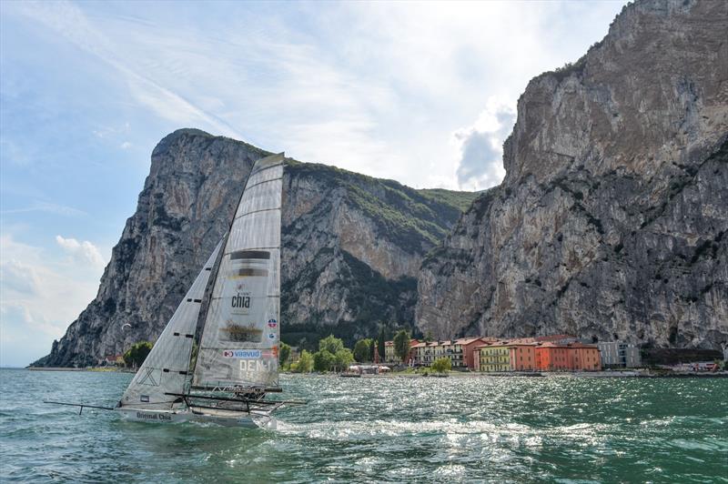 Lake Garda photo copyright Christophe Favreau taken at  and featuring the 18ft Skiff class