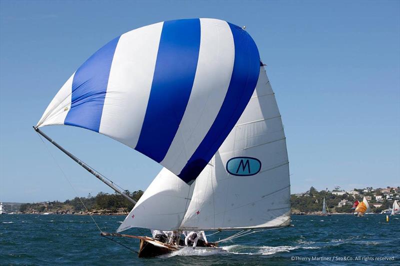 Myra Too replica photo copyright Thierry Martinez / Sea & Co taken at Australian 18 Footers League and featuring the 18ft Skiff class