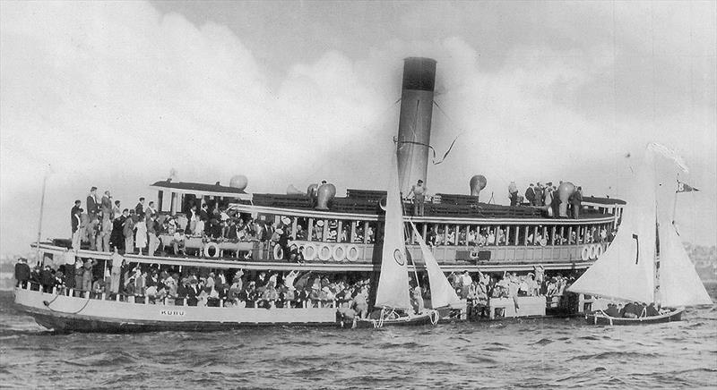 Ferry presentation to Myra Too photo copyright Archive taken at Australian 18 Footers League and featuring the 18ft Skiff class