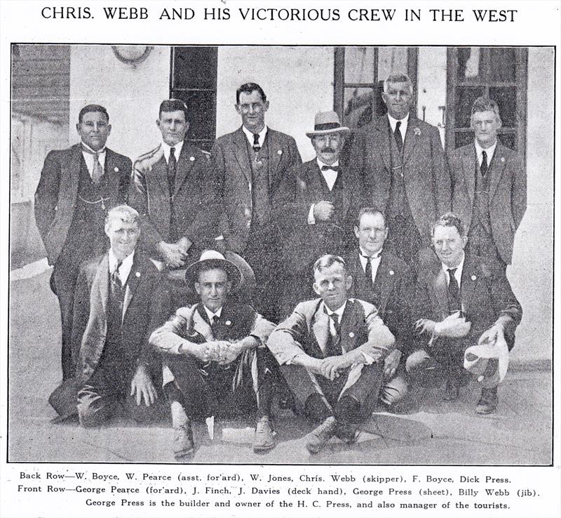 Chris Webb's crew of H.C.Press II - photo © John Steamer Stanley