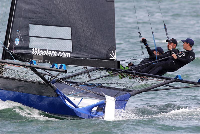 The Andoo crew win the start in Race 3 - Spring Championship - photo © Frank Quealey