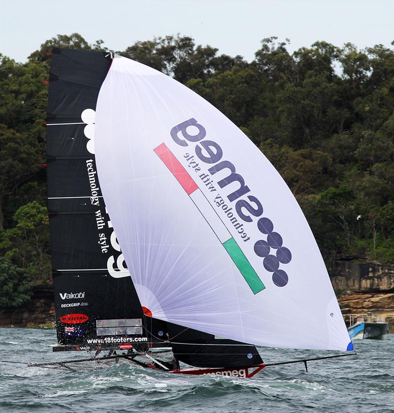 Smeg caught in a big chop on Sydney Harbour last Sunday - Spring Championship - photo © Frank Quealey