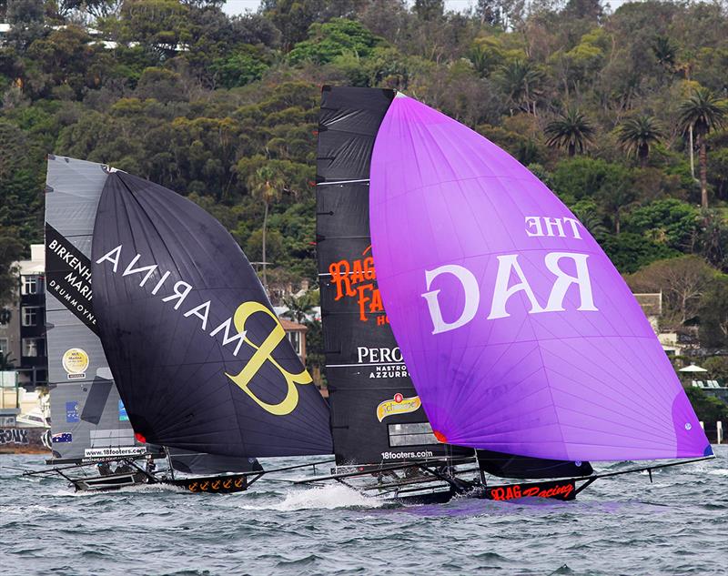 The Rag and Birkenhead Point Marina on the first spinnaker run last Sunday - Spring Championship - photo © Frank Quealey