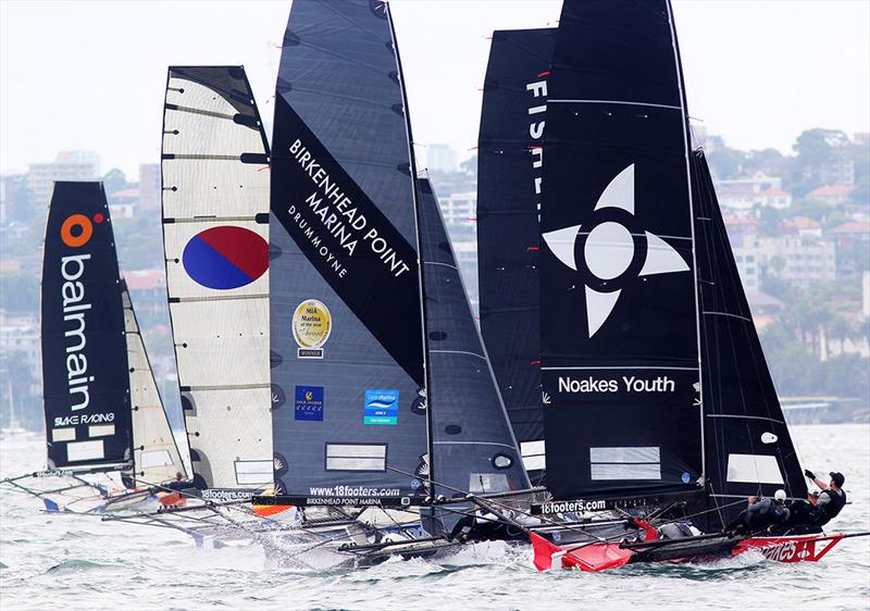 Race start last Sunday - 18ft Skiff Spring Championship - photo © Frank Quealey