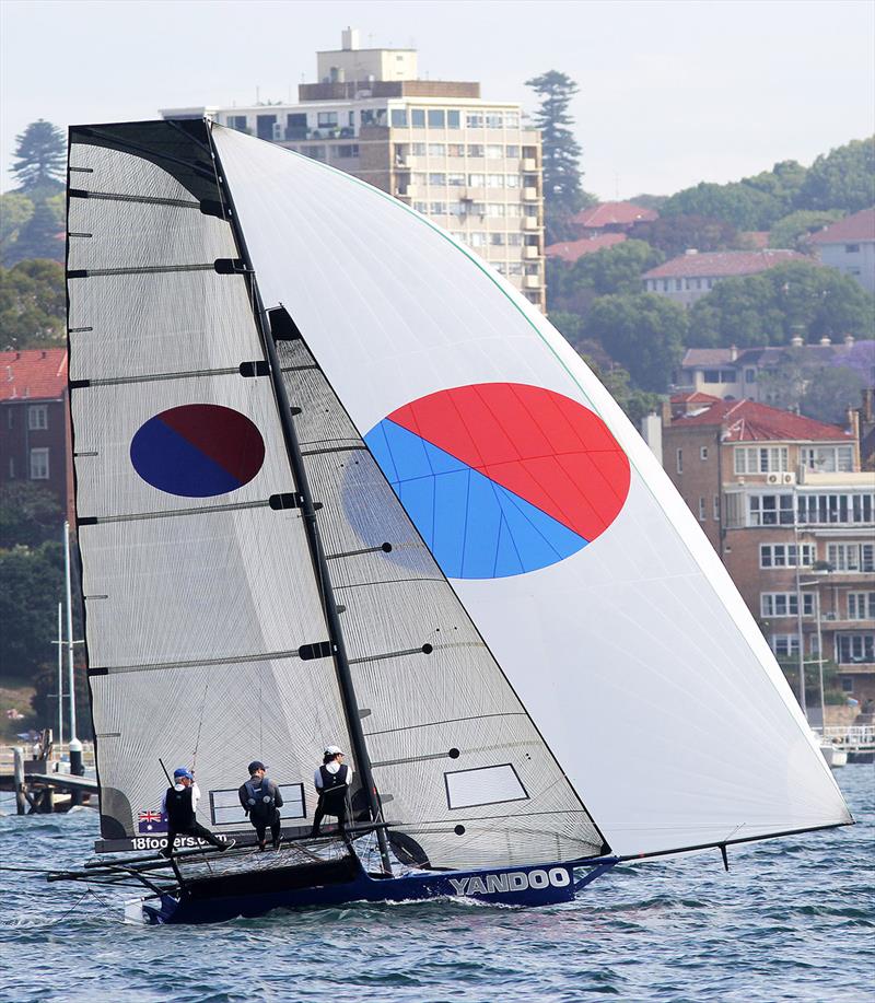 Yandoo, season point score leader - 2022-23 NSW Championship, Race 1 photo copyright Frank Quealey taken at Australian 18 Footers League and featuring the 18ft Skiff class