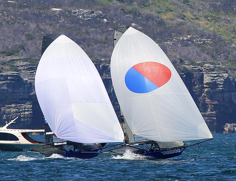 Yandoo leads Andoo in Race 2 of the NSW Championship - photo © Frank Quealey