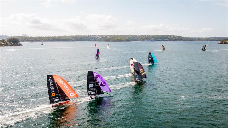 18ft Skiff Australian Championship Races 1 & 2 photo copyright Michael Chittenden taken at Australian 18 Footers League and featuring the 18ft Skiff class